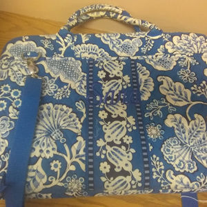 Vera Bradley Blue Hard Side Computer Bag